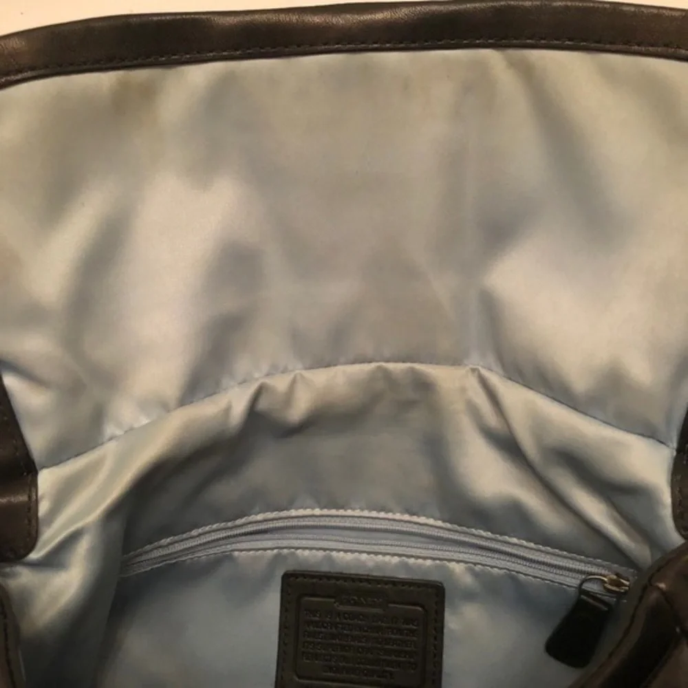 Coach Kirsten black leather flap shoulder bag